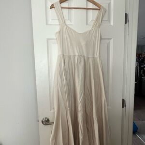 J. Crew Cream Maxi Dress